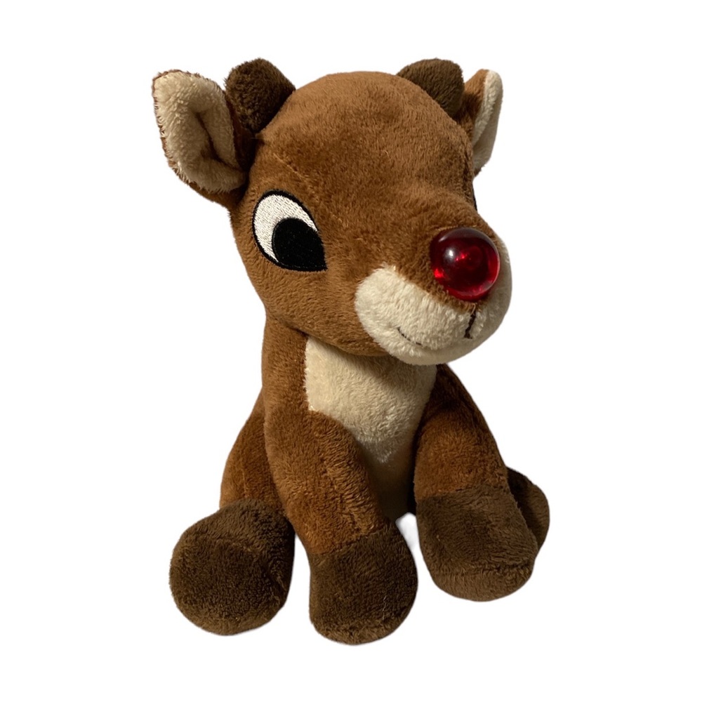 Rudolph the Red Nosed Reindeer Plush Dan Dee Christmas Stuffed Animal Holiday
